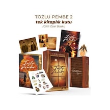 Tozlu Pembe 2 Tek Kitaplık Kutu Yan Boyamalı - Ifgc-878186
