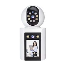 Onqam Rx-11 2x3mp Wi-fi Ekranlı İç Mekan Pt Kamera - 2.4" Ekran, Görüntülü Görüşme