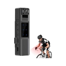 Createtech Taşınabilir Wifi Aksiyon Kamerası - 1080p Full Hd, 10 Saat Kayıt, Su Geçirmez, Gece Görüşlü, Siyah Siyah