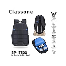 Bp-ıt600 Ve Bp-ıt604 15.6" La Spezia Serisi Wtx Pro Su Geçirmez Kumaş,su Geçirmez Fermuar Laptop,notebook,sırt Çantası 12 Gri