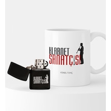 Bk Gift Kişiye Özel Klarnet Sanatçısı Temalı Çakmak Ve Kupa Seti - 1