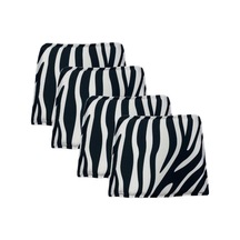 Knsz Sırt Minderi 4 Lü Zng&mğr&uslu Bonar Kumaş Cırtlı Tel Bar Sandalyesi Sırtı İçin Siyah