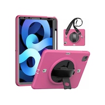 Newface Apple İpad Pro 11 2020 Kılıf Strap-c Otterbox Tablet Kapak - Pembe