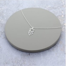 Geometrik Üçgen Kolye 453594515