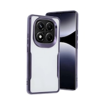 Newface Xiaomi Redmi Note 14 Pro 5g Kılıf Boyi Silikon Kapak - Derin Mor