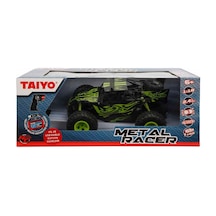 Taiyo 1:18 Metal Racer Usb Şarjlı Uzaktan Kumandalı Araba Yeşil G1914152224n1