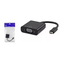 Hadron Hdx7773 Type-c To Vga Dişi Çevirici Adaptör - 1080p Full Hd Siyah