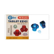 Rabir . Tablet Ezici. Hijyenik Hap Ezme Makinesi Aparatı