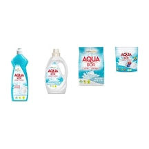 Aquabor Doğal Mineralli Elde Bulaşık + Sıvı Beyaz + 4 Kg Beyaz + Tablet 4 Lü Set 26047864