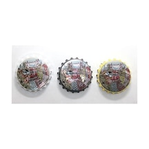 İstanbul Temalı Buzdolabı Magneti 7x7 Cm