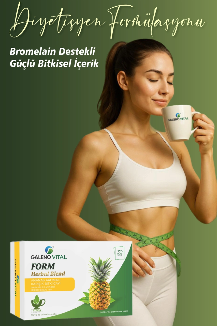 Galeno Vital Form Herbal Blend Bromelain Destekli  Çayı 30 Şase