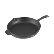 Döküm Kızartma Tavası 30 Cm, Siyah Çok Renkli