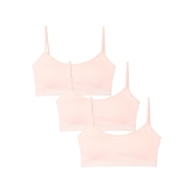 Momslab Pedli Yarım Atlet Büstiyer 3'Lü Paketpudra 19 L/Xl