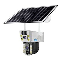 4g Sim Kartlı Güneş Panelli Çift Kameralı Güvenlik Kamerası