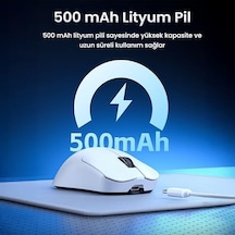 Aula Sc380 Pro Paw3311 Sensör 12000 Dpı 1000hz Kablolu Ve Kablosuz Gaming Oyuncu Mouse Siyah