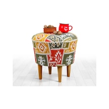 Lorencehome Rug Puf - Beyaz