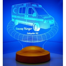Ambulans Kişiye Özel 112 Acil Sağlık Personeli Hediyesi Led Lamba