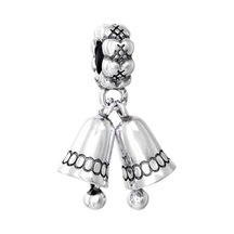 Nur Silver Sallantılı Zil Gümüş Charm Nur-bl08801