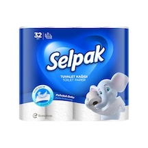 Selpak 3 Katlı Tuvalet Kağıdı 32'li Paket - Yumuşak Ve Güçlü 2'li Ekonomik Paket - 2 Adet Tarı
