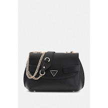 Guess Serenova Saffiano Siyah Kadın Omuz Çantası Hwzg8091210-bla