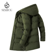 Sımıcg Extended Warm Fashionable Pamuklu Ceket-yeşil