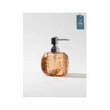 Chacha Home Luxury Glamour Opulans Geometrik Kristal Tasarım Akrilik Sıvı El Sabunu Şişesi, Banyo Aksesuarı Bal