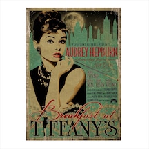 Audrey Hepburn Modern Mdf Tablo