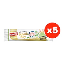 Koroplast Yasemin Büzgülü Büyük Boy 10Lu Çöp Torbası X 5 Paket