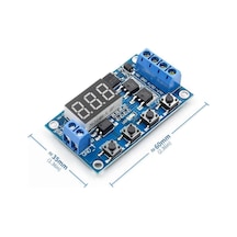 Zamanlayıcı Timer Modül Dual Mosfetli Gecikmeli Başlangıç 0-999Sn