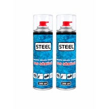 Steel Pas Sökücü Sprey 200 Ml - Temizleyici, Yağlayıcı Ve Koruyucu 2 Adet