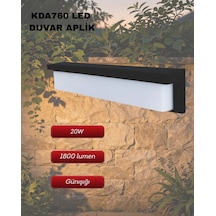 K2 Kda760 Led Duvar Aplik 20w 3000k Gün Işığı