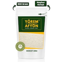 Yörem Afyon Meşhur Konya Yöresinden Taş Değirmende Öğütülmüş Glütensiz Çiğ Nohut Unu Cicer Arietinum 900gr.