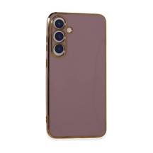 Samsung Uyumlu Galaxy S24 Plus Kılıf Volet Silikon - Mor 0.2M-Çok Renkli