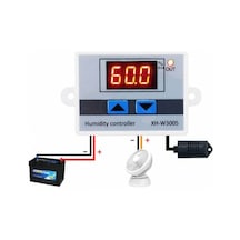 12V Nem Termostatı Xh W3005 Dijital Nem Kontrol Cihazı Nem Sensör N11.629
