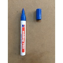 Edding Bilyali Kalici Boya Markör Kalemi Metal Cam Vs Mavi Renk