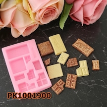 Pk1001900 - Silikon Kalıp Mum Kalıbı Minik Çikolatalar