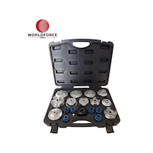 Worldforce 19 Parça Profesyonel Chrom Oto Yağ Filtre Anahtar Seti N11.18031