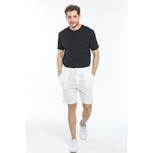 Erkek Regular Fit Duble Paça Şort Spr21Y51 001