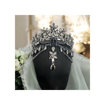 Alınlıklı Gelin,kına,nişan,söz,after,bride,party Taç Antrasit - 694981883 Antrasit