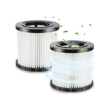 Leasetake Dewalt Vakum İçin 2 Adet Dcv5801h Dcv581h Islak Kuru Vakum Filtreleri, Dcv580h Hepa Yedek Filtre