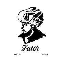 Airbrush Tattoo Fatih Sultan Mehmet Yapışkanlı Stencil Süsleme Ve Boyama Kalıbı