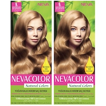 Neva Color Natural Color Saç Boyası 9 Çok Açık Sarı 2'li Set