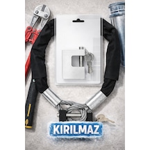 1.5 Metre 10 Mm Kalınlıkta Motorsiklet Çelik Halat Ve Kilit Motorsiklet Zincir Kilit