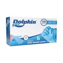 Dolphin Nitril Muayene Eldiveni Pudrasız 100 Adet Mavi S 5'li Avantaj Paketi - 5 Adet Tarı