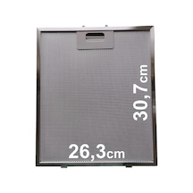 Hotpoint Ariston Uyumlu Davlumbaz 26,2x30,5 Cm Arka Ara 12,5 Filtresi