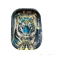 Metal Tepsi Tiger 18X14 Cm