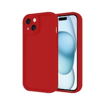 Apple İphone 14 Kılıf Viera Silikon - Kırmızı