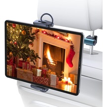 Araç Kafalık Tablet Montaj Tutacağı, Çocuk Yangın Tableti Tutacağı Arka Koltuk, Gooseneck Tasarım Araba İçin İpad Tutacağı, İpad Pro/air Mini/telefon/fire Hd 7 8 10/anahtar 4.7-12.9 Cihaz İle Uyumlu