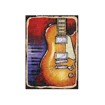 Bedeko Gibson Gitar Model Ahşap Tablo