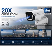 Uniywell 5mp Aı Akıllı Motorize Speed Ptz Bullet Kamera 100 Mt Ir 30m Renkli